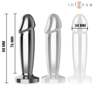 Intense Anal Toys Anaalplug S met 10 Trillingen en Afstandsbediening, Aluminium Intense Anal Toys Anaalplug S met 10 Trillingen en Afstandsbediening, Aluminium - Afbeelding 5