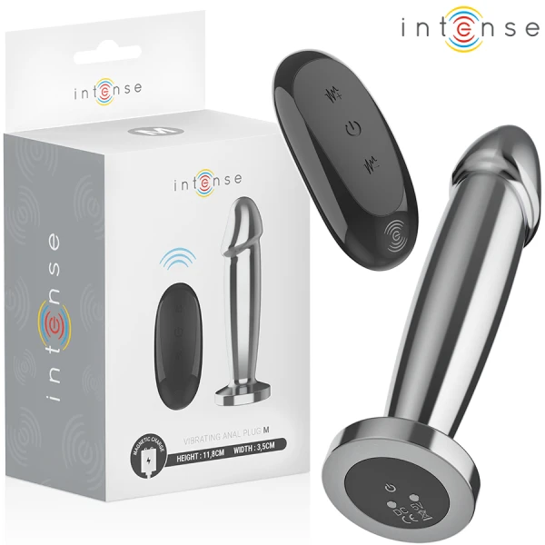 Intense Anal Toys Anaalplug met Trilling en Afstandsbediening M