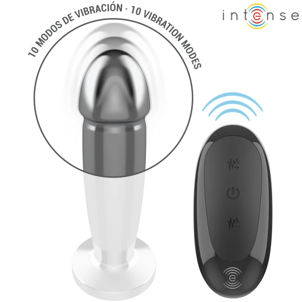 Intense Anal Toys Anaalplug met Trilling en Afstandsbediening M