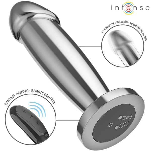 Intense Anal Toys Anaalplug met Trilling en Afstandsbediening M