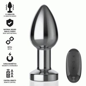 Intense Anal Toys Anaalplug met Trilling en Afstandsbediening M Intense Anal Toys Anaalplug met Trilling en Afstandsbediening M - Afbeelding 2