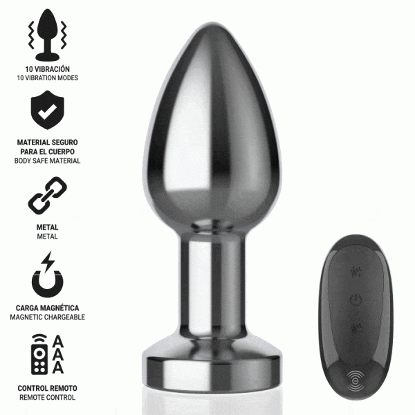Intense Anal Toys Anaalplug met Trilling en Afstandsbediening M Intense Anal Toys Anaalplug met Trilling en Afstandsbediening M