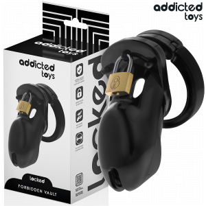 Addicted Toys Kuusheidskooi Locked met 5 ringen, 10 cm Addicted Toys Kuusheidskooi Locked met 5 ringen, 10 cm - Afbeelding 1