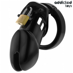 Addicted Toys Locked Peniskäfig Obsidian Hold Größe M mit 5 Ringen Addicted Toys Locked Peniskäfig Obsidian Hold Größe M mit 5 Ringen – Bild 2