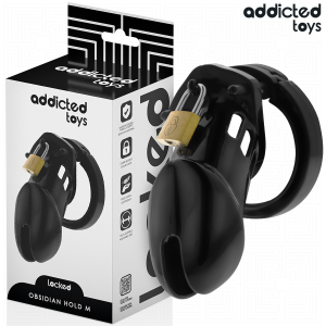 Addicted Toys Locked Peniskäfig Obsidian Hold Größe M mit 5 Ringen Addicted Toys Locked Peniskäfig Obsidian Hold Größe M mit 5 Ringen – Bild 1