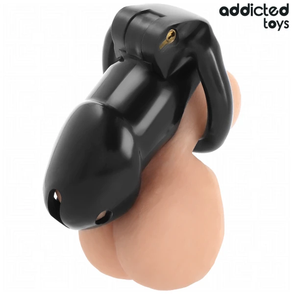 Addicted Toys Locked Peniskäfig Midnight Cell Größe L