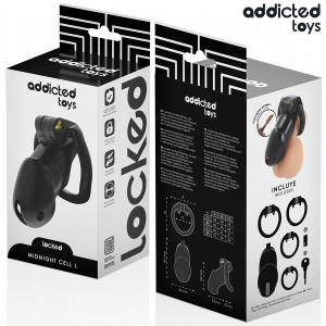 Addicted Toys Locked Peniskäfig Midnight Cell Größe L Addicted Toys Locked Peniskäfig Midnight Cell Größe L – Bild 6