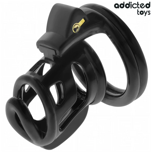 Addicted Toys Keuschheitskäfig aus Metall Locked Gilden Cage
