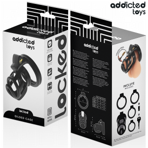 Addicted Toys Keuschheitskäfig aus Metall Locked Gilden Cage Addicted Toys Keuschheitskäfig aus Metall Locked Gilden Cage – Bild 6
