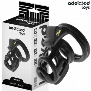 Addicted Toys Keuschheitskäfig aus Metall Locked Gilden Cage