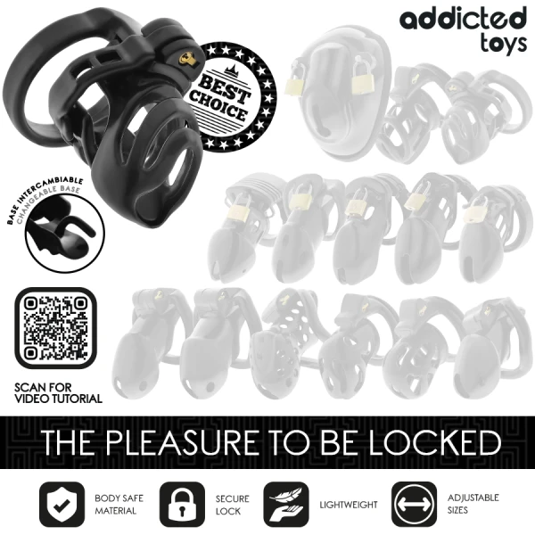 Addicted Toys Kuurkooi Locked - Eternal Lock met urethraaldilatator