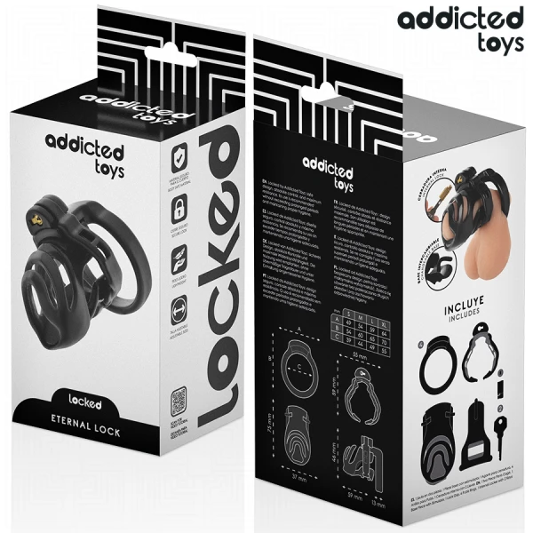 Addicted Toys Kuurkooi Locked - Eternal Lock met urethraaldilatator
