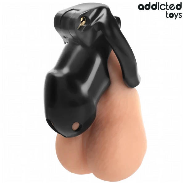 Addicted Toys Keuschheitskäfig Locked Midnight Cell Maat M