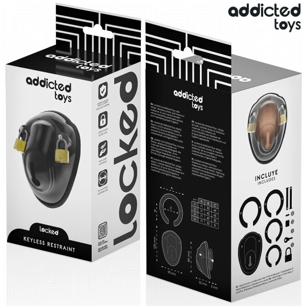 Addicted Toys Locked Kuitholster Schelpstijl 11,5 cm Addicted Toys Locked Kuitholster Schelpstijl 11,5 cm