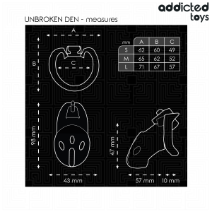 Addicted Toys Locked Kuithouderskooi Unbroken DEN 9,8 cm Addicted Toys Locked Kuithouderskooi Unbroken DEN 9,8 cm - Afbeelding 5