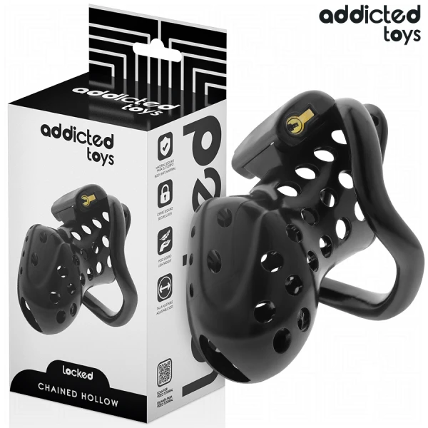 Addicted Toys Locked Keuschheitskäfig Hohlpeniskäfig 10,5 cm