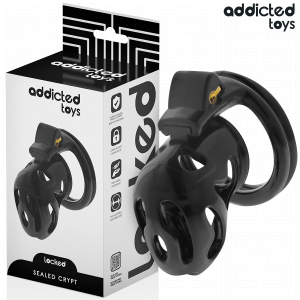 Addicted Toys Locked Keuschheitskäfig mit 4 Ringen 80 mm Addicted Toys Locked Keuschheitskäfig mit 4 Ringen 80 mm – Bild 1