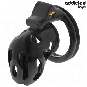 Addicted Toys Locked Keuschheitskäfig mit 4 Ringen 80 mm Addicted Toys Locked Keuschheitskäfig mit 4 Ringen 80 mm – Bild 2