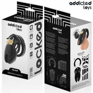 Addicted Toys Locked Peniskäfig Obsidian Hold Größe S Addicted Toys Locked Peniskäfig Obsidian Hold Größe S – Bild 6