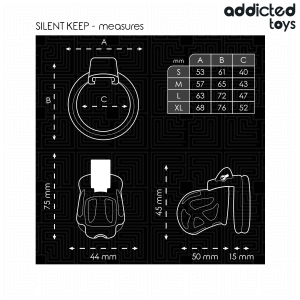Addicted Toys Locked Peniskäfig Silent Keep 7,5 cm Addicted Toys Locked Peniskäfig Silent Keep 7,5 cm – Bild 5