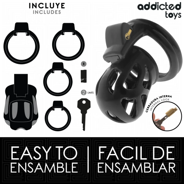 Addicted Toys Locked Peniskäfig Silent Keep 7,5 cm Addicted Toys Locked Peniskäfig Silent Keep 7,5 cm