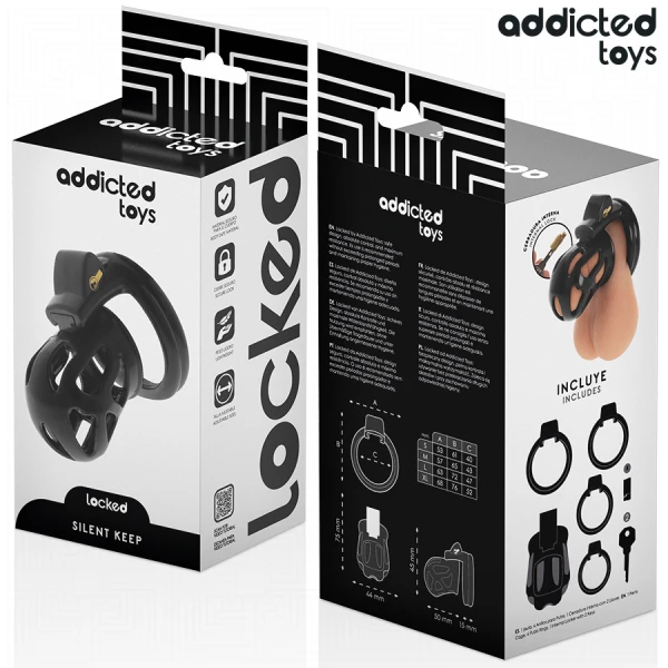 Addicted Toys Locked Peniskäfig Silent Keep 7,5 cm Addicted Toys Locked Peniskäfig Silent Keep 7,5 cm