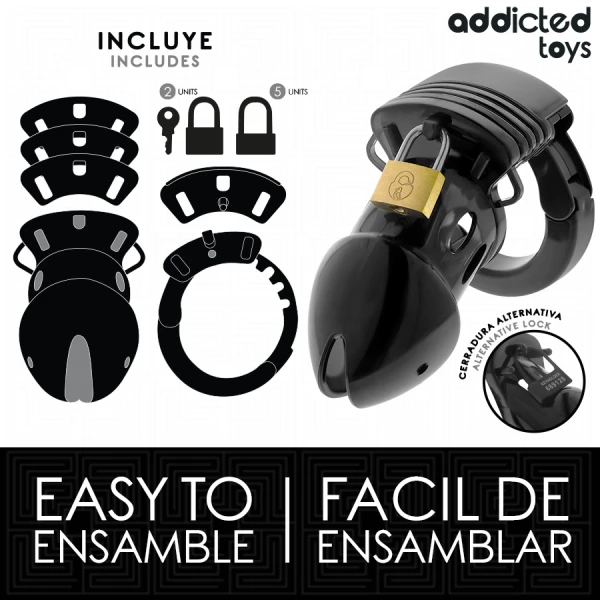 Addicted Toys Locked Keuschheitskäfig Chastity Depths 7,5 cm