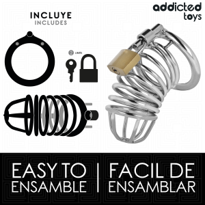Addicted Toys Locked Peniskäfig aus Metall Größe S 4 cm Addicted Toys Locked Peniskäfig aus Metall Größe S 4 cm - Afbeelding 4