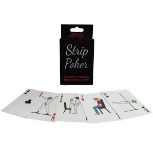 Kheper Games Strip Poker Humoristisch speelkaartendeck met strippermotieven Kheper Games Strip Poker Humoristisch speelkaartendeck met strippermotieven - Afbeelding 1