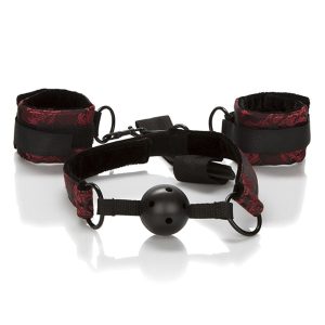 Calexotics Scandal Balpenknebel met handboeien van siliconen, 61 cm Calexotics Scandal Balpenknebel met handboeien van siliconen, 61 cm - Afbeelding 1