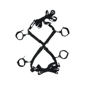 Calexotics Scandal Over-the-Bed Cross Restraints Bondage Set