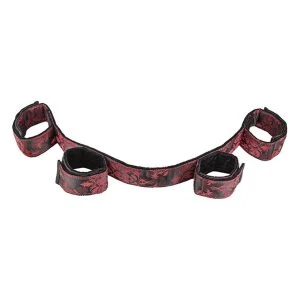 Calexotics Scandal Bondage Bar Spreader Bar with Handcuffs