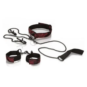 Calexotics Scandal Submission Kit Bondage Set with Cuffs and Collar
