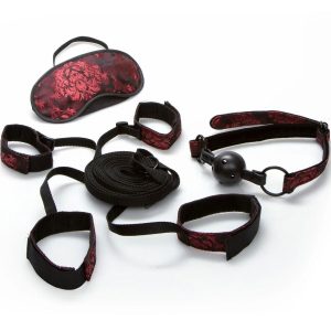Calexotics Scandal Bedboeien-set met oogmasker en bal-knebel Calexotics Scandal Bedboeien-set met oogmasker en bal-knebel - Afbeelding 1