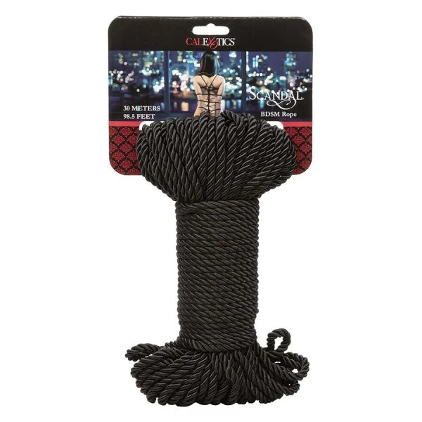 Calexotics Scandal BDSM-Seil 30 m schwarz