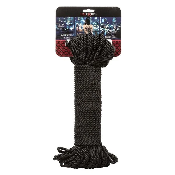 Calexotics Scandal BDSM-touw 30 meter, zwart