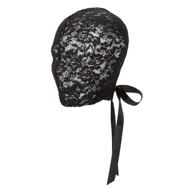 Calexotics Scandal Kanten-Balaclava met Striklint, zwart