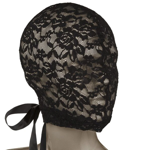Calexotics Scandal Kanten-Balaclava met Striklint, zwart