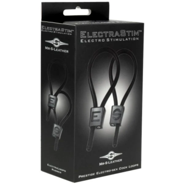Electrastim Prestige Electra Loops verstelbare elektro-cockringen zwart