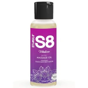 Stimul8 S8 Vitaliserende Massageolie Limoen & Gember 125 ml
