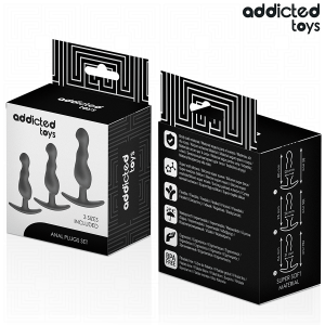 Addicted Toys Analplug-Set 3-teilig mit Silikon, klein bis groß Addicted Toys Analplug-Set 3-teilig mit Silikon, klein bis groß – Bild 7
