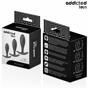 Addicted Toys 3er-Set Anaalpluggen van medisch siliconen, klein tot groot Addicted Toys 3er-Set Anaalpluggen van medisch siliconen, klein tot groot - Afbeelding 7
