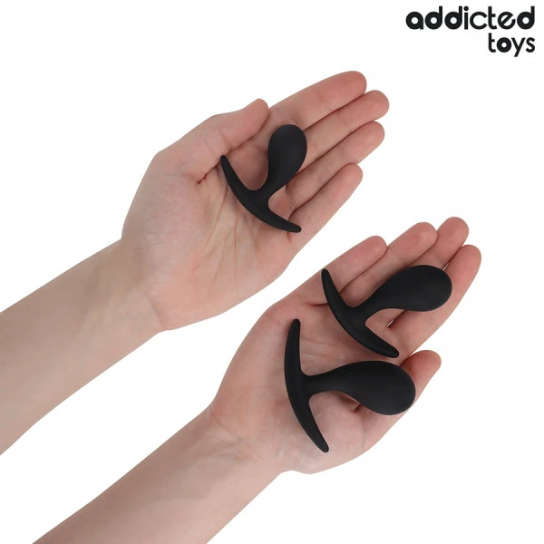 Addicted Toys Anaalplugset 3-delig voor beginners tot gevorderden