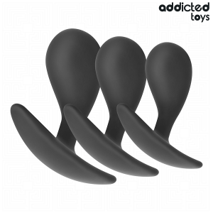 Addicted Toys Anaalplugset 3-delig voor beginners tot gevorderden Addicted Toys Anaalplugset 3-delig voor beginners tot gevorderden - Afbeelding 2