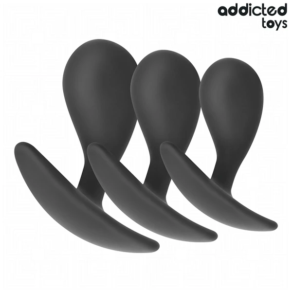 Addicted Toys Anaalplugset 3-delig voor beginners tot gevorderden