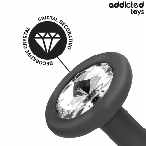 Addicted Toys 3er-Set Anaalpluggen met Juweel, medisch siliconen, drie maten Addicted Toys 3er-Set Anaalpluggen met Juweel, medisch siliconen, drie maten - Afbeelding 3