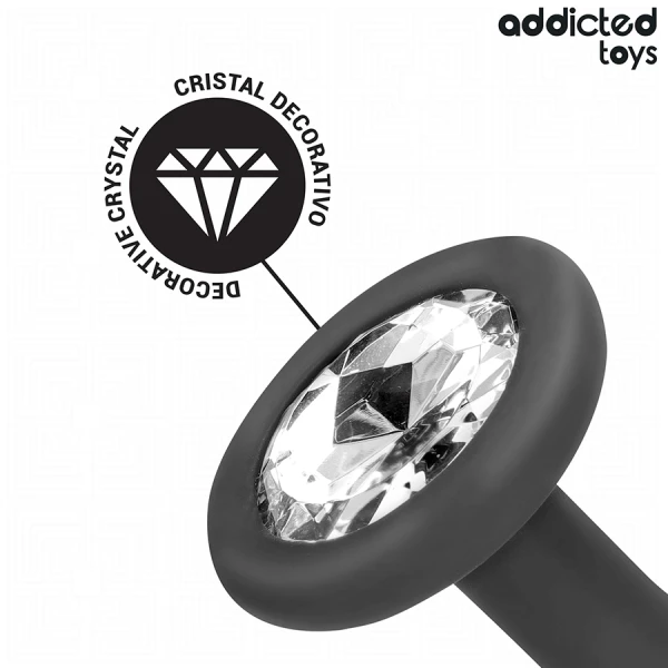 Addicted Toys 3er-Set Anaalpluggen met Juweel, medisch siliconen, drie maten