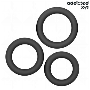 Addicted Toys Penisring-set met drie maten Addicted Toys Penisring-set met drie maten - Afbeelding 5