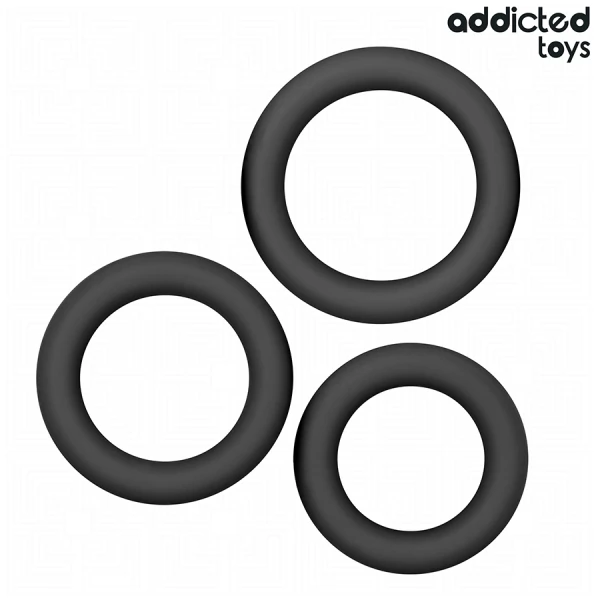 Addicted Toys Penisring-set met drie maten