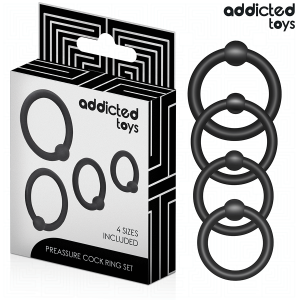 Addicted Toys Druckring-Set aus Silikon mit vier Größen Addicted Toys Druckring-Set aus Silikon mit vier Größen – Bild 1